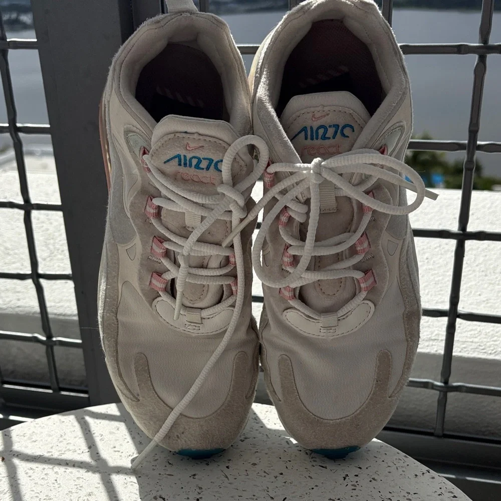 Nike Air Max 270. React Size 6 American Modern Summit White /White Phantom